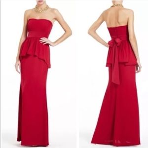 Bcbgmaxazaria red gown